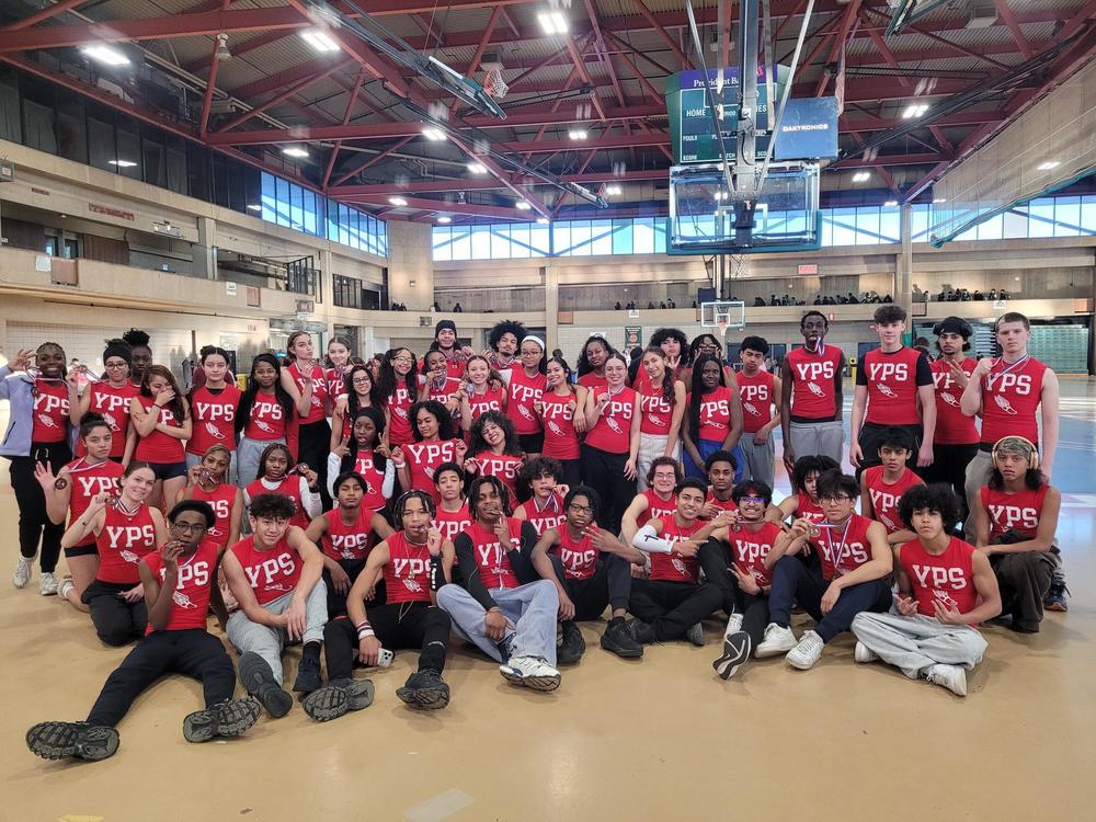 The Boys and Girls Unified Track Team savoring a good meet