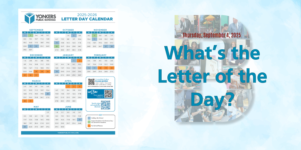 What's the letter of the Day?