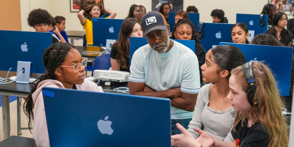 Action! Actor Don Cheadle Visits Robert Halmi Sr. Academy of Film and Television
