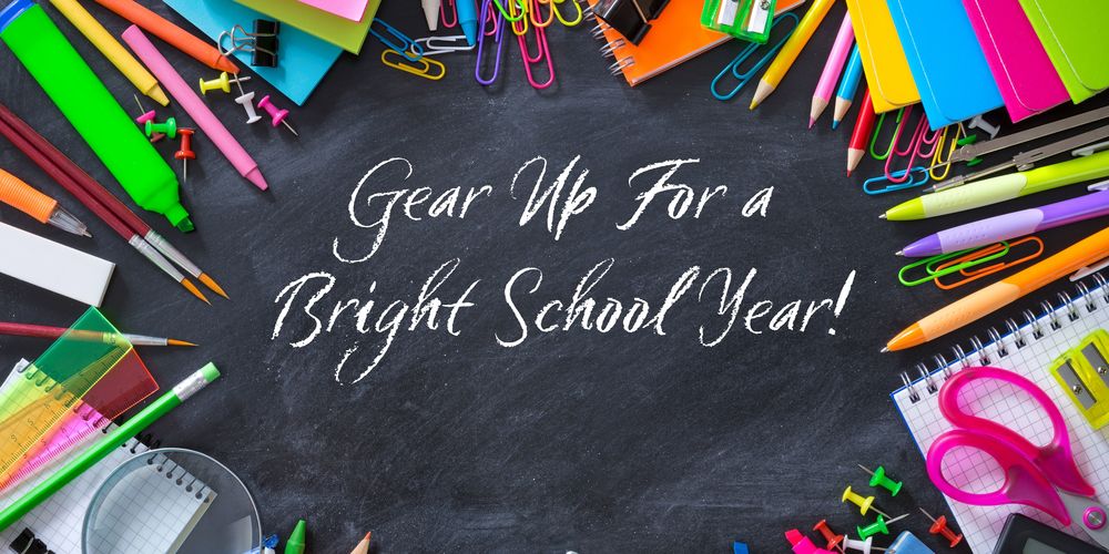 School supply banner