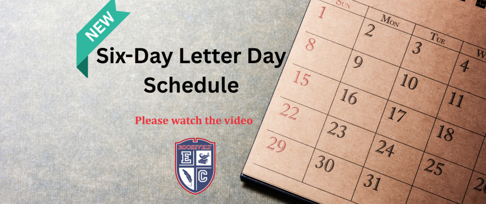 NEW: Six-Day Letter Day Schedule