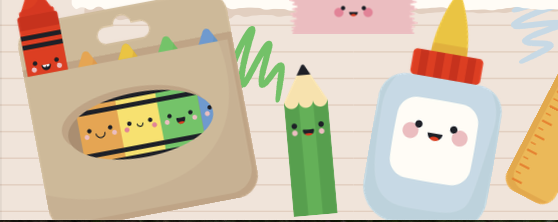 school supply graphic