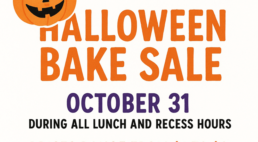 Halloween Bake Sale 2025