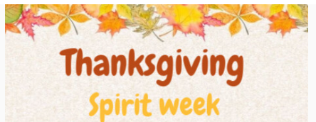 Thanksgiving Spirit Week