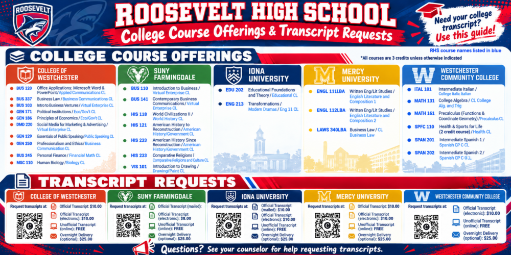 College Courses & Transcript Request