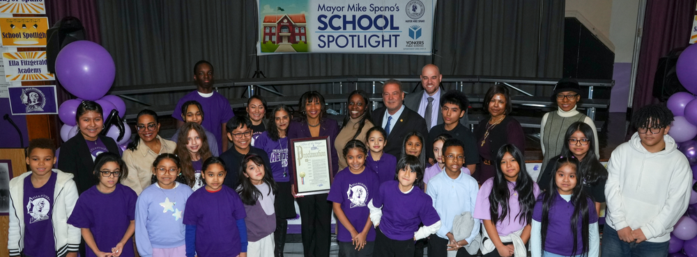 Ella Fitzgerald Academy Earns Mayor Mike Spano's School Spotlight Award