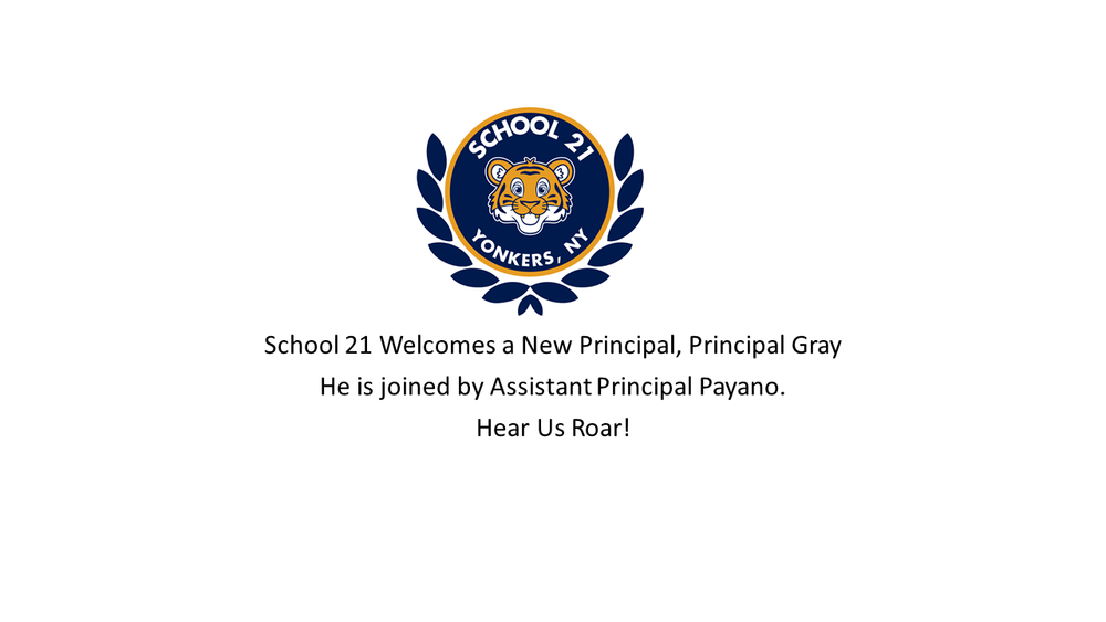 Welcome Principals