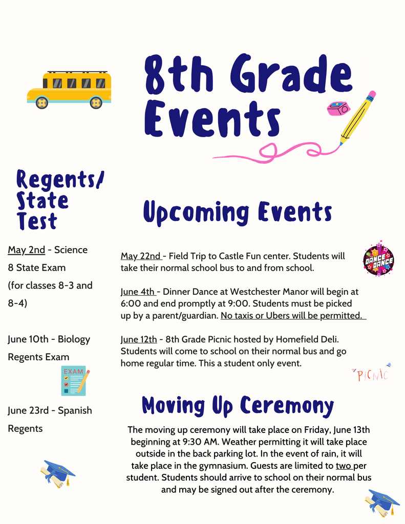 8th Grade Events 