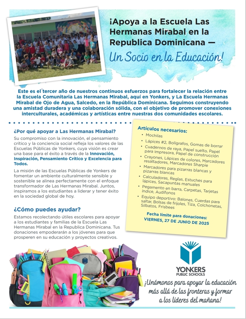 Las Hermans Mirabal Flyer (Spanish)