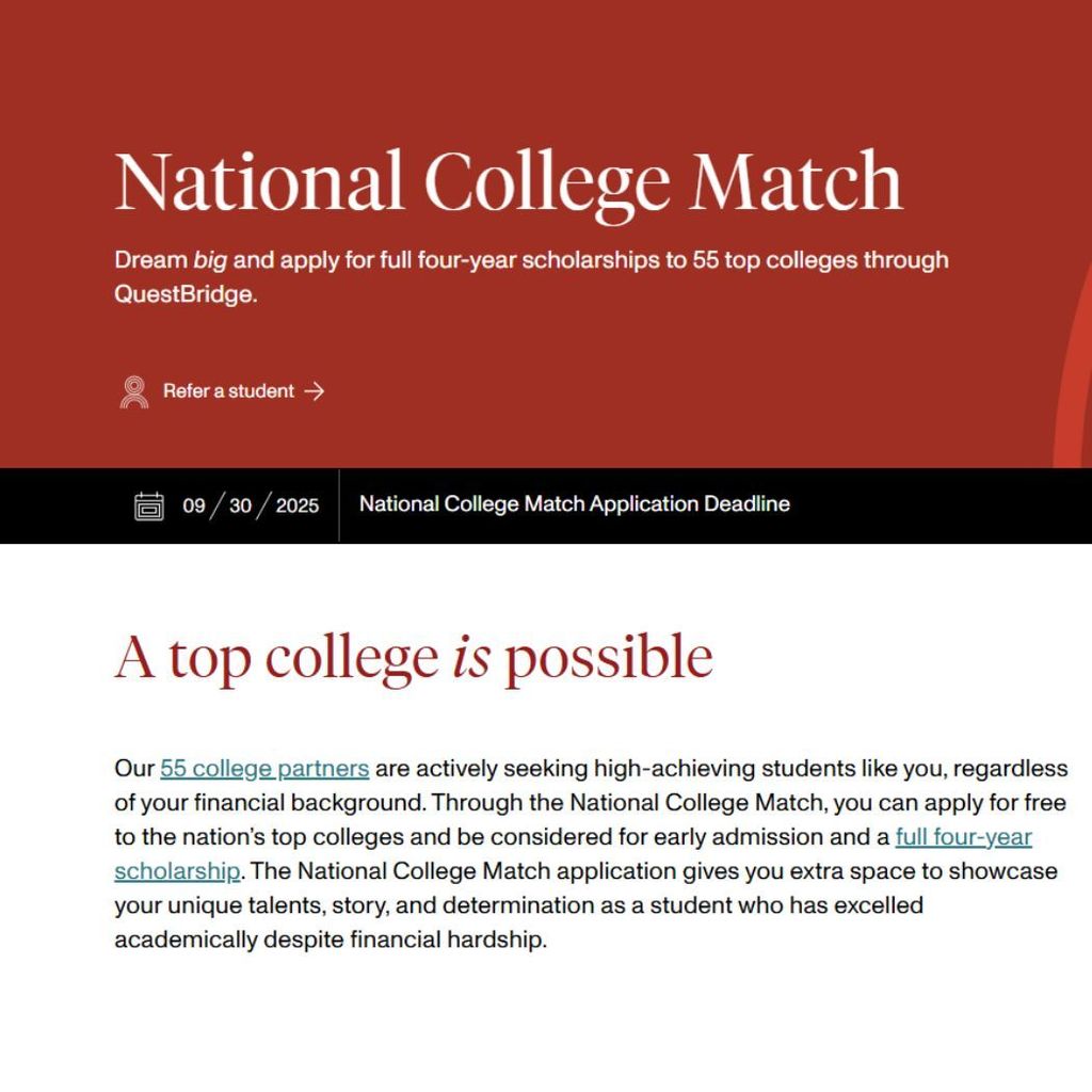 Thumbnail of National College Match