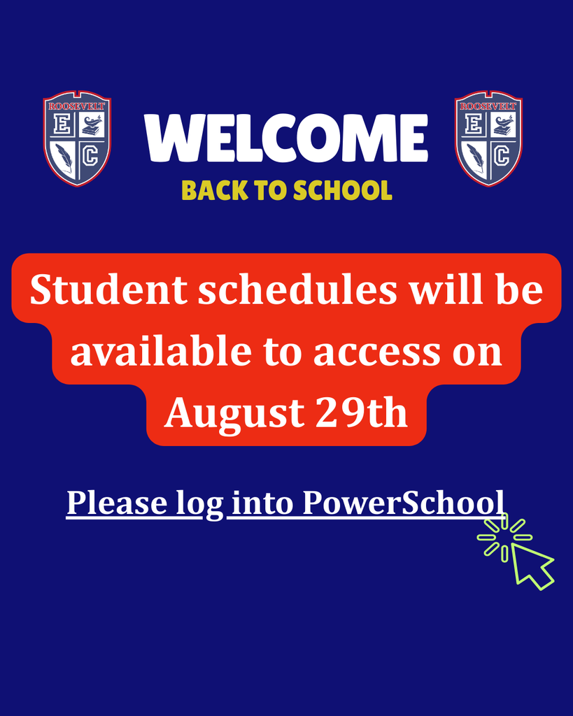 Student Schedules available August 29th in PowerSchool.  Click here ---https://www.yonkerspublicschools.org/page/parentportal