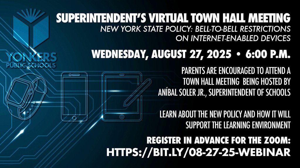 Upcoming Virtual Town Hall Meeting 8-27-2025