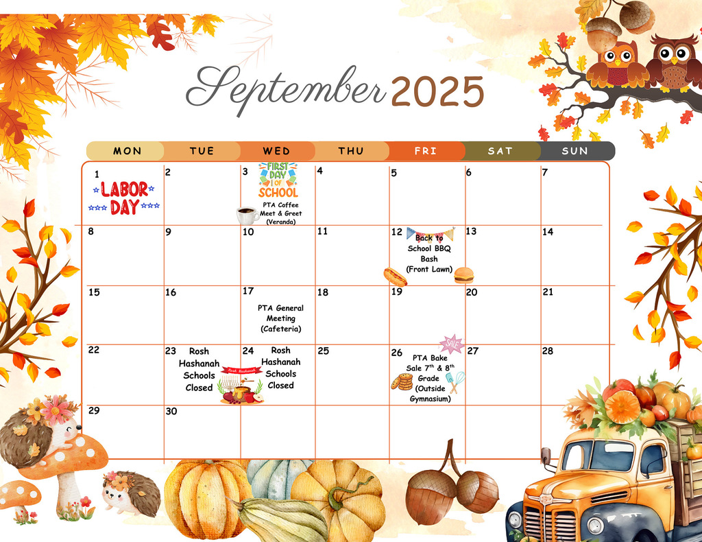 September Calendar 