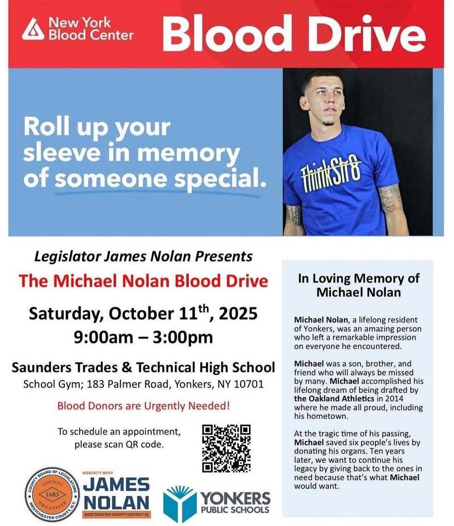 Flyer - Blood Drive - Michael Nolan