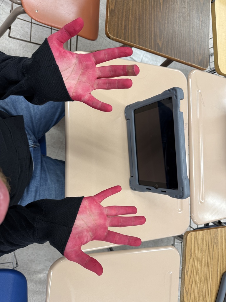 pink hands
