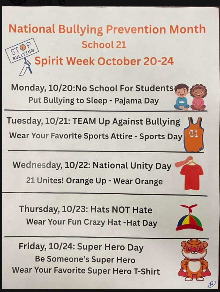 anti-bullying spirit week