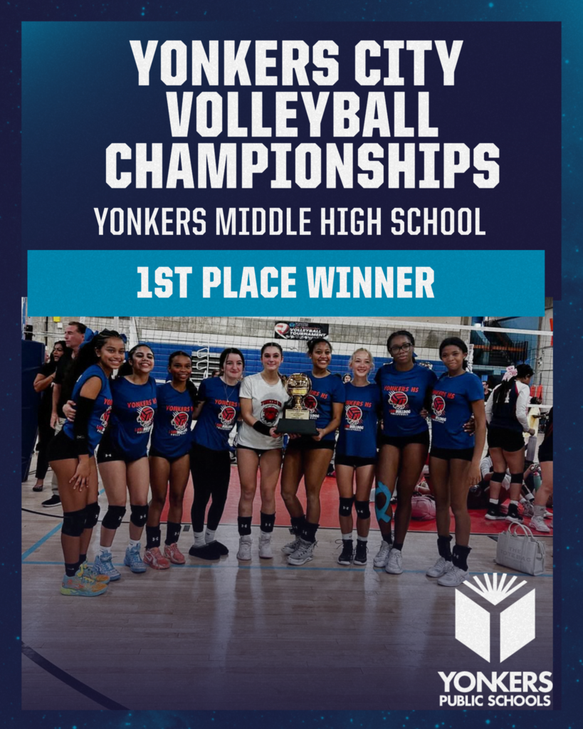 First Place Winners - Yonkers City Volleyball Champions