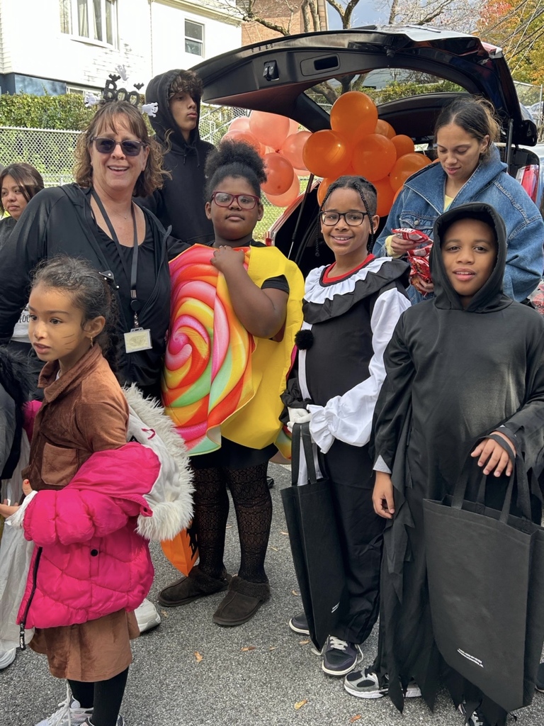 Kids in costume and at the ready