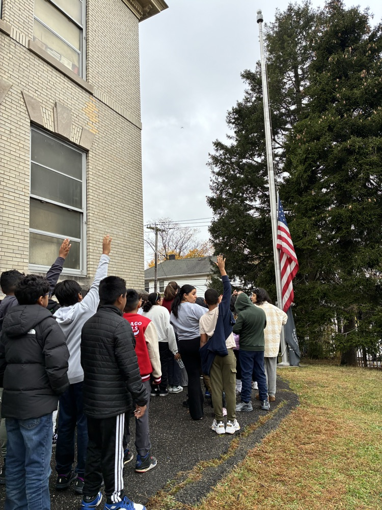 veterans Day flag ceremony one