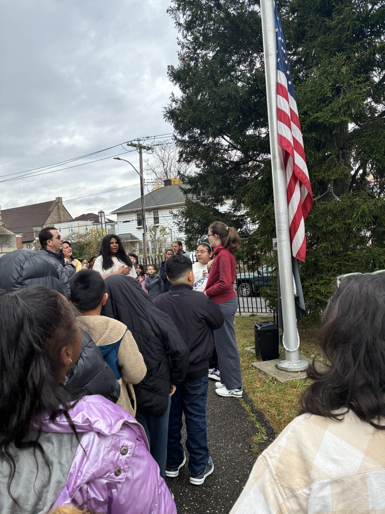Veterans Day flag ceremony number two