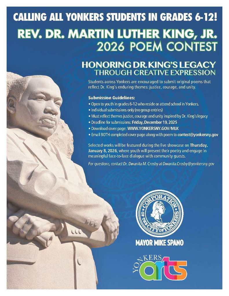 2026 Rev. Dr. Martin Luther King, Jr. Poem Contest