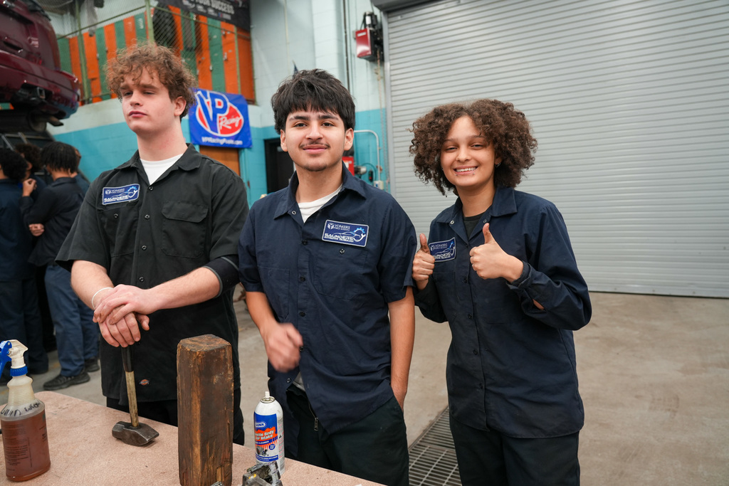 Bronx Community College Visits Saunders High School 5