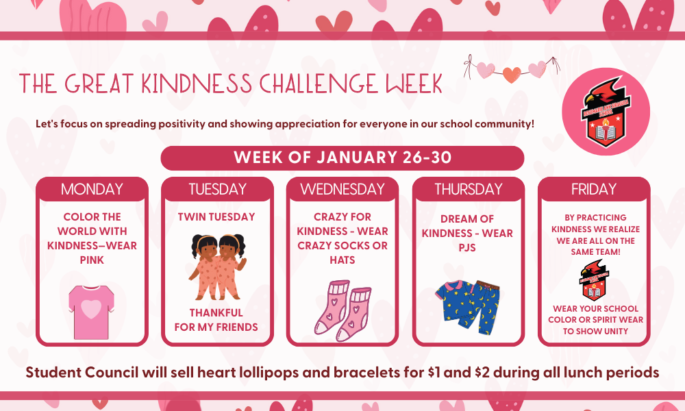 Kindness Week School Announcement Banner Pink Hearts (7)