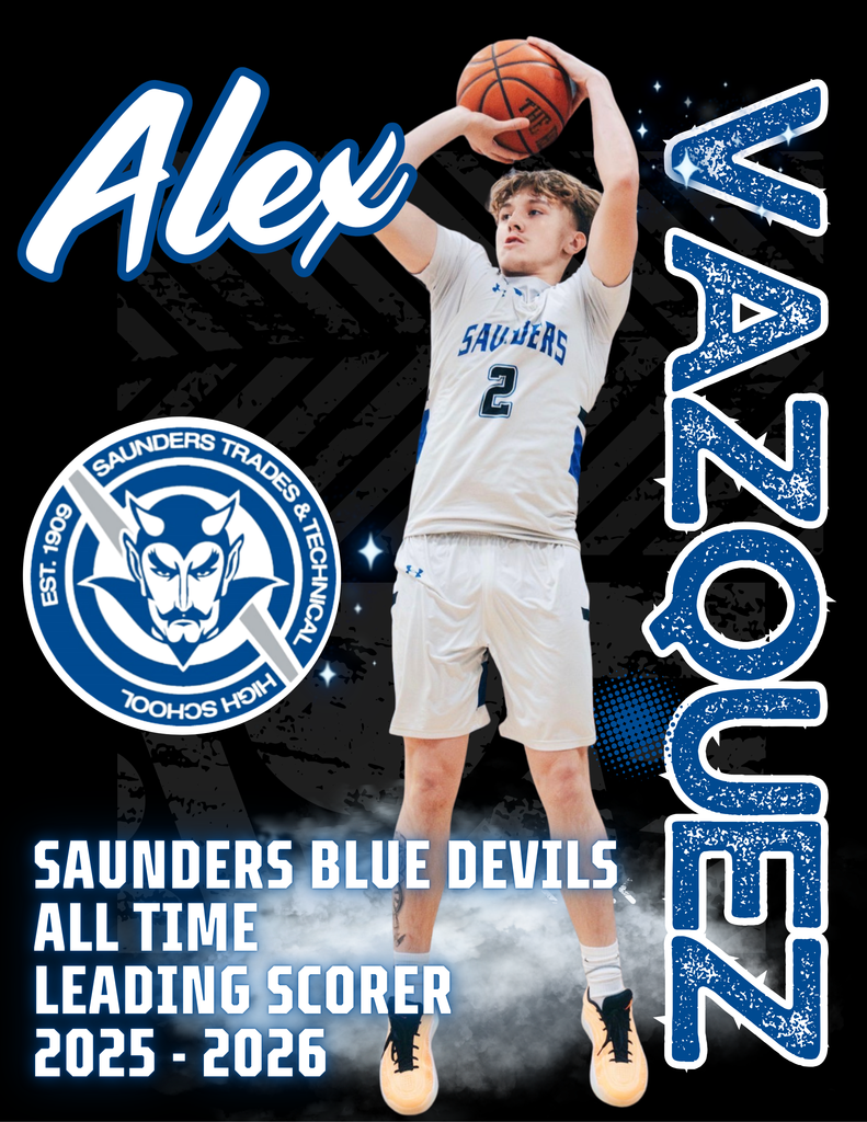 Saunders Basketball - Alex Vazquez Class of 2026