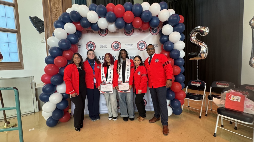 Barack Obama School for Social Justice Valedictorian and Salutatorian 1