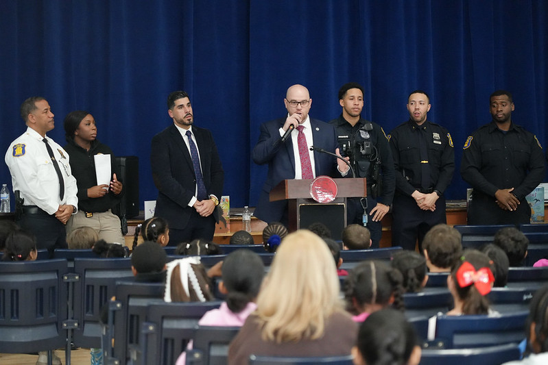 Superintendent speaking