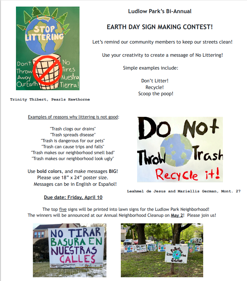 Earth Day Sign