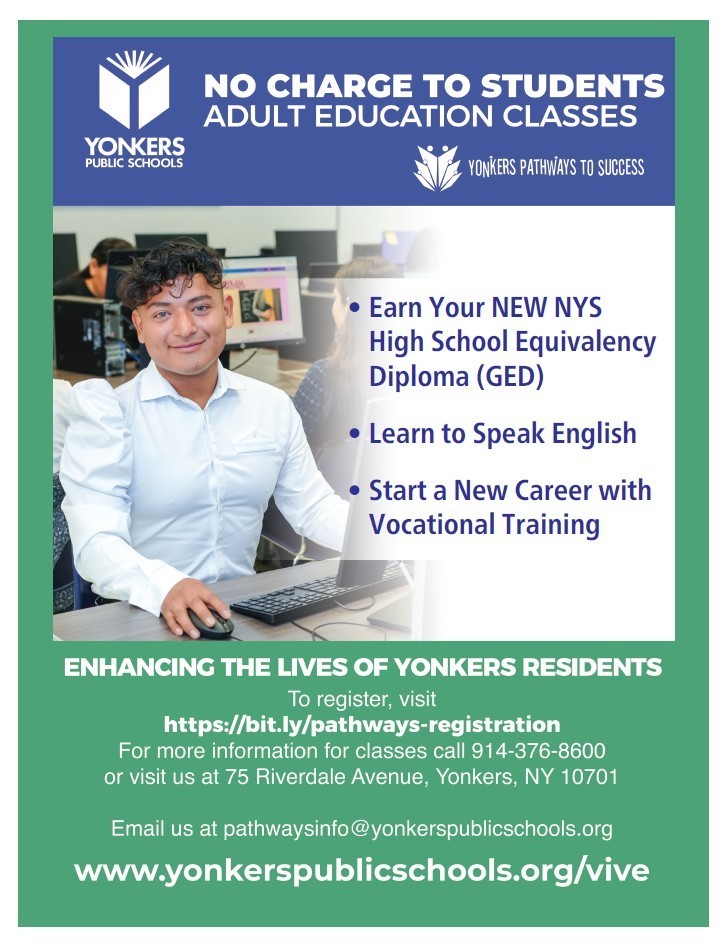 Adult Education Classes Flyer - English 