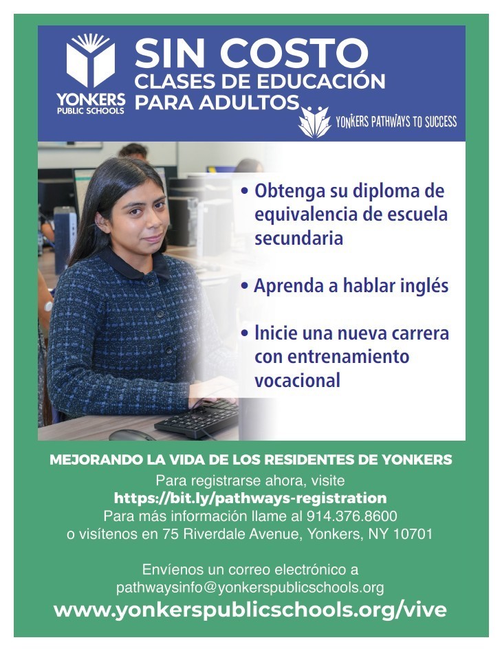 Adult Education Classes Flyer - Spanish 