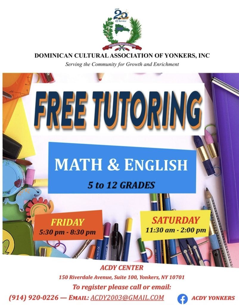 Free Tutoring for Math and English