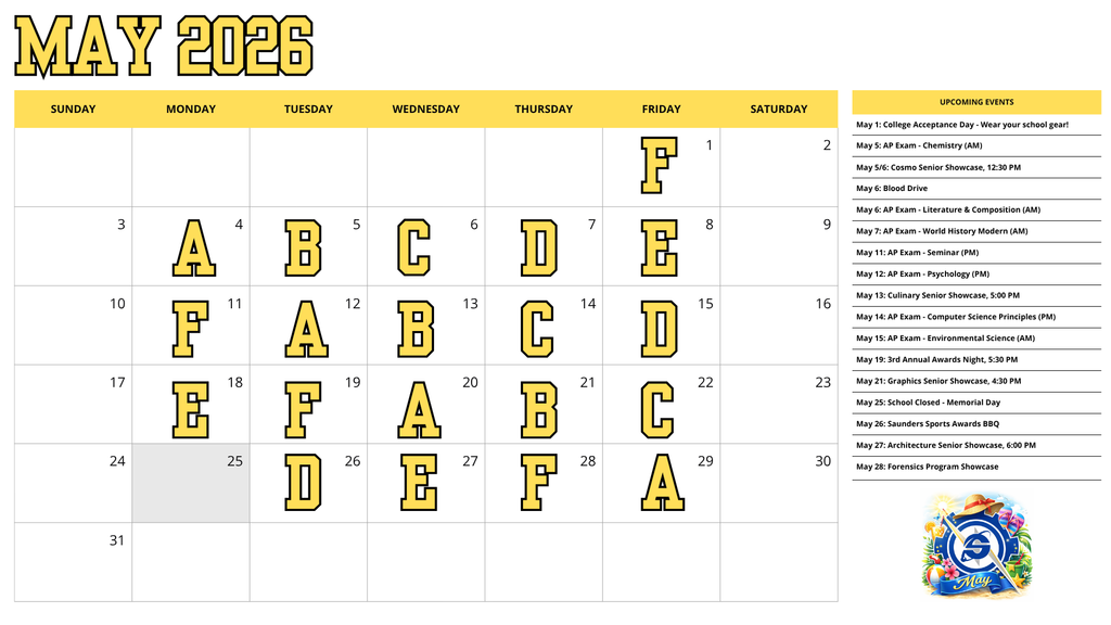 May 2026 Calendar