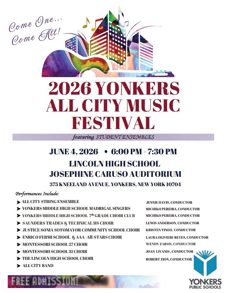 2026 Yonkers All City Music Festival