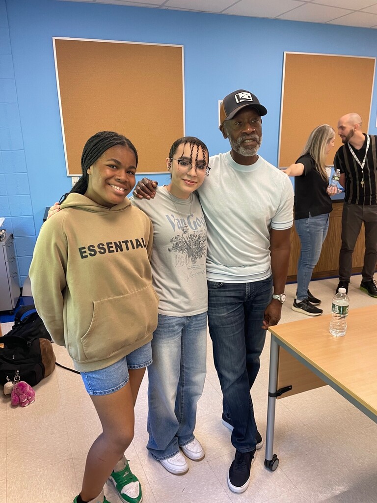 Don Cheadle visits Robert Halmi Sr. Academy of Film and Television