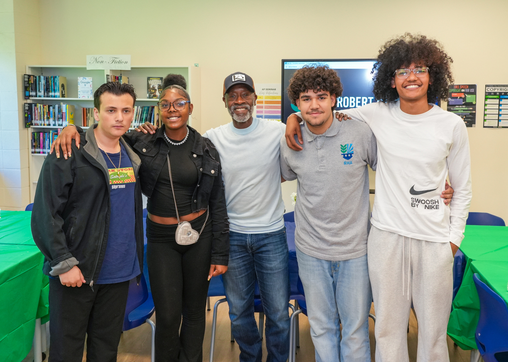 Don Cheadle visits Robert Halmi Sr. Academy of Film and Television