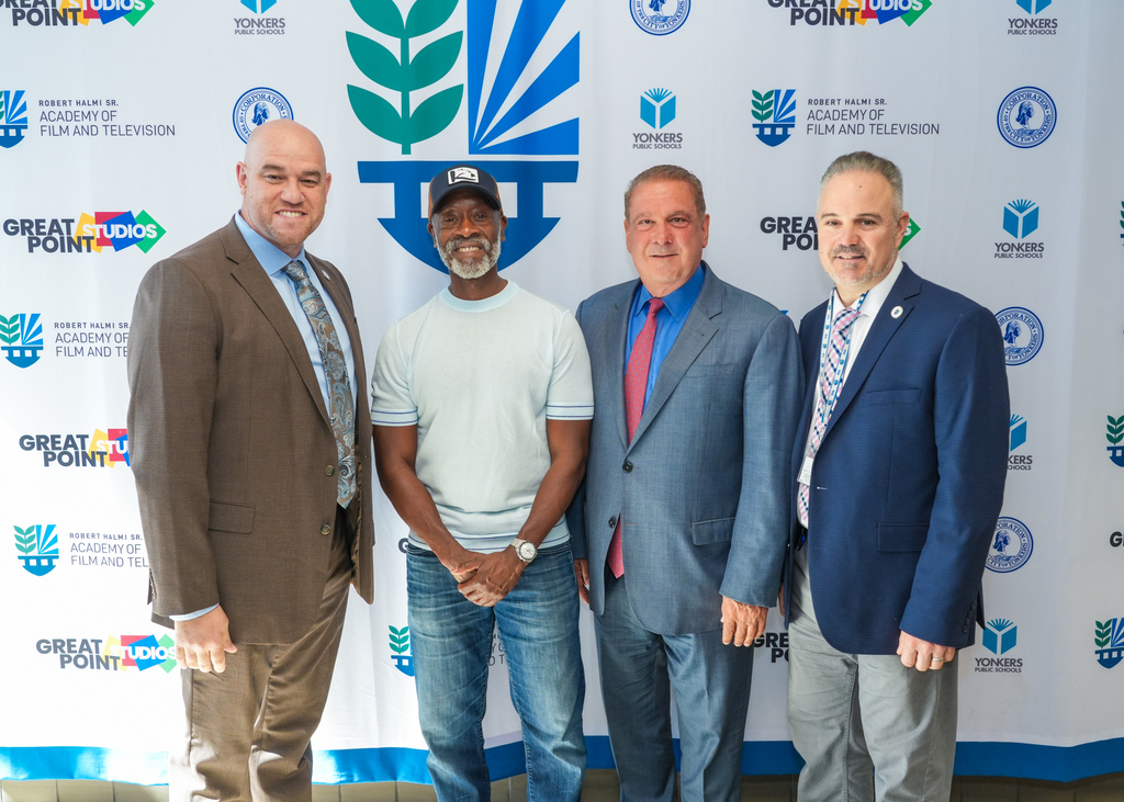 Don Cheadle visits Robert Halmi Sr. Academy of Film and Television