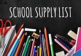 Supply List 
