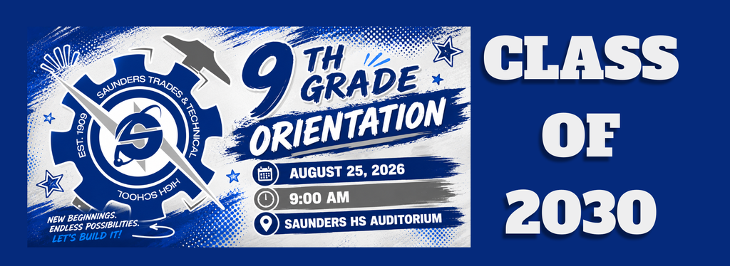 9TH GRADE ORIENTATION 8-25-26 AT 9AM