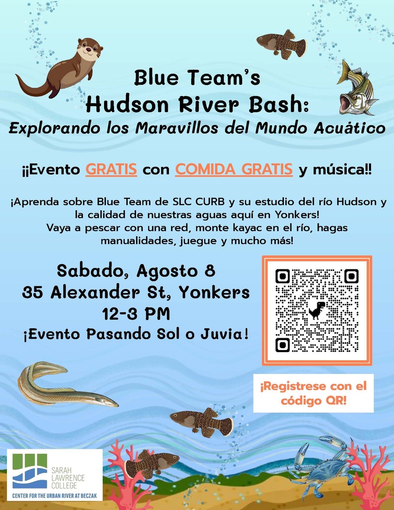 Blue teams Hudson River bash