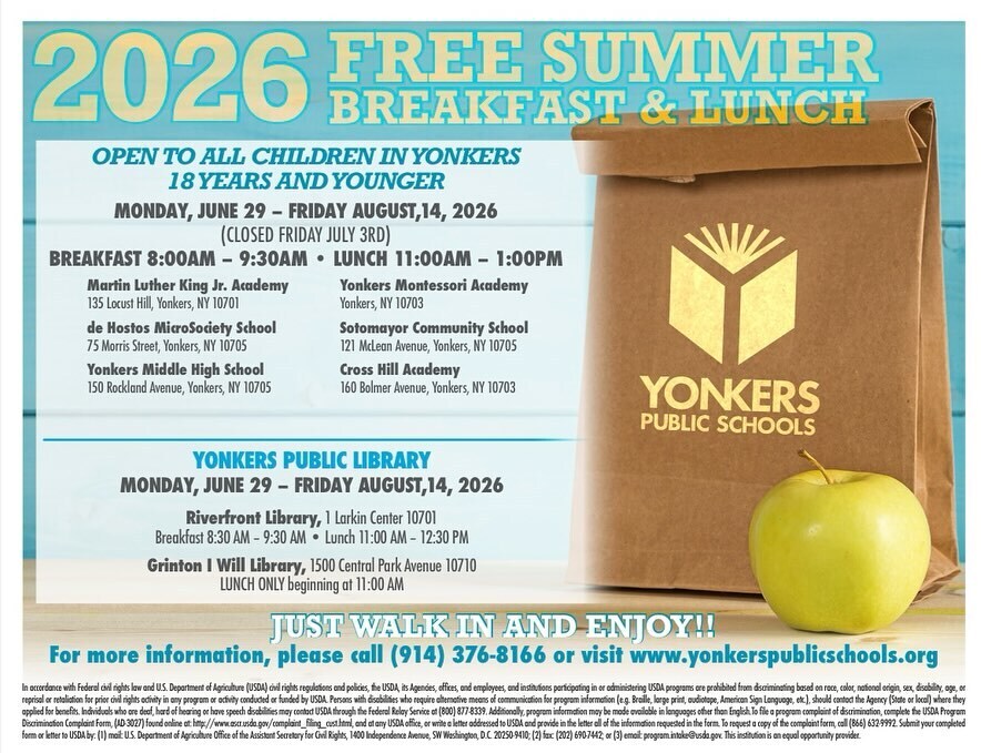 Free summer breakfast and free summer lunch