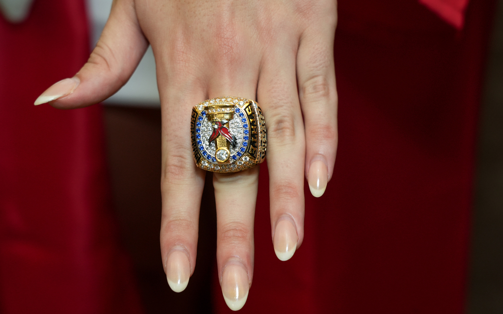 YMA Lady Eagles receive championship rings