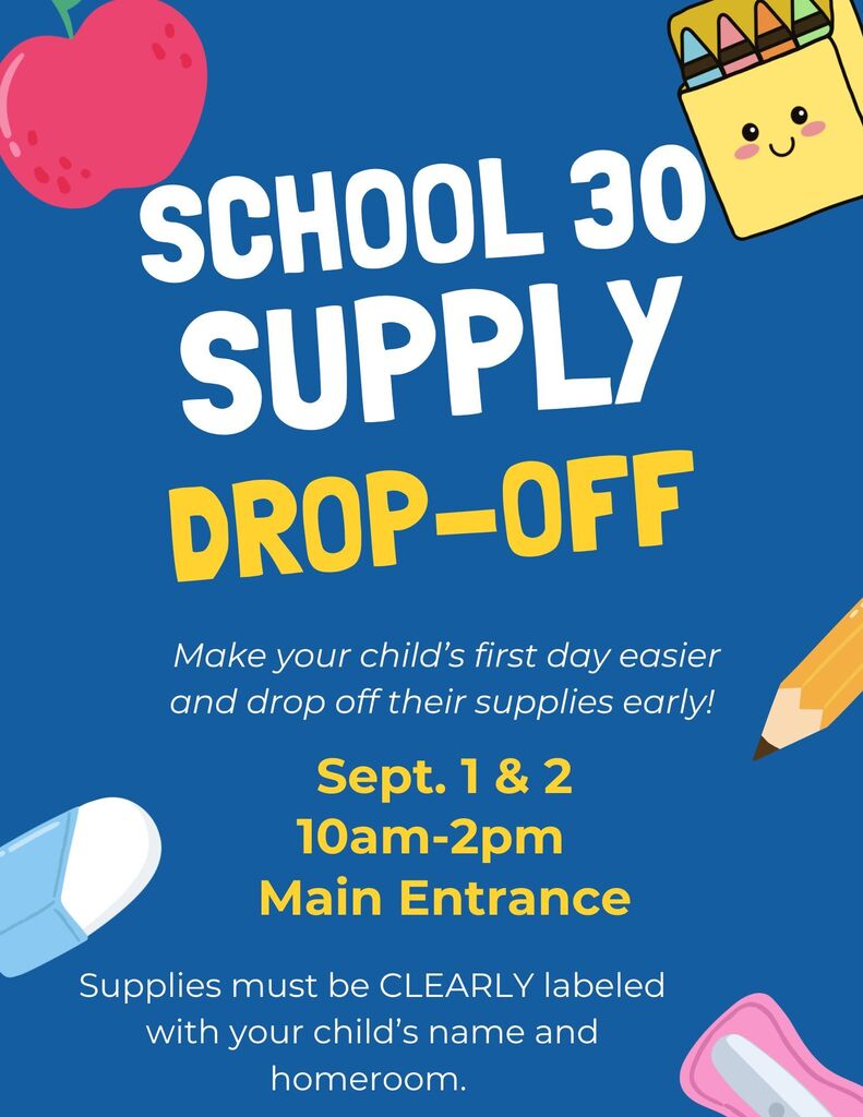 Supply Drop off flyer