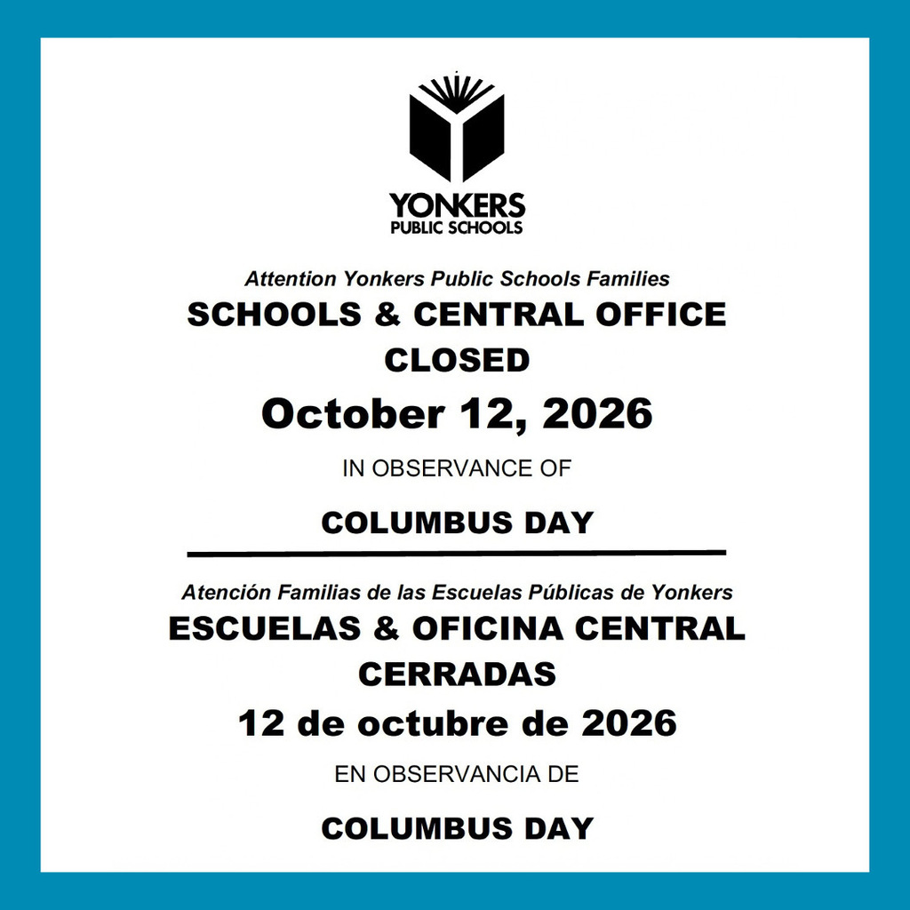 Columbus Day schools and central office closed