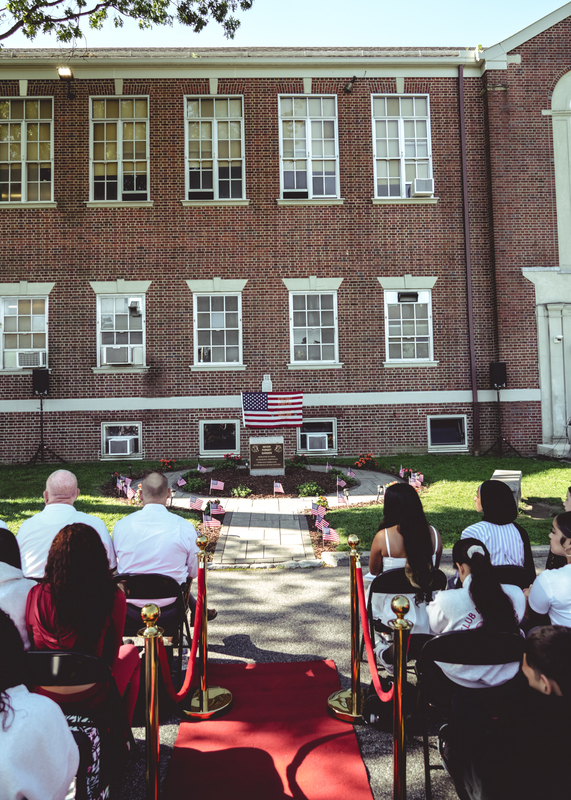 Gorton HS 9/11 ceremony at the Never Forget Garden