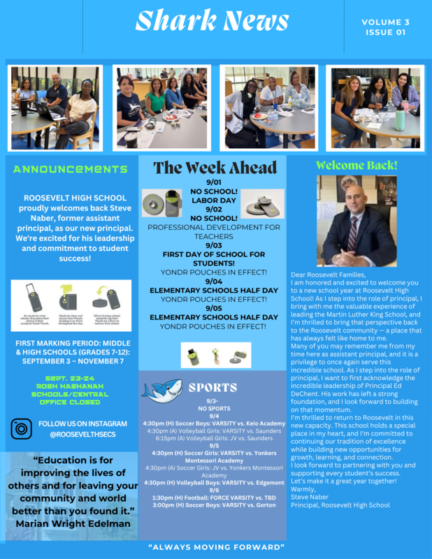 Shark News - Week of September 4