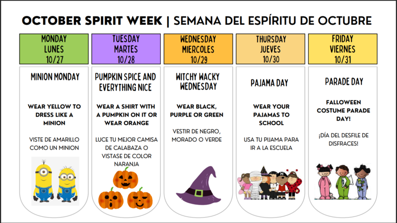 Halloween Spirit Week