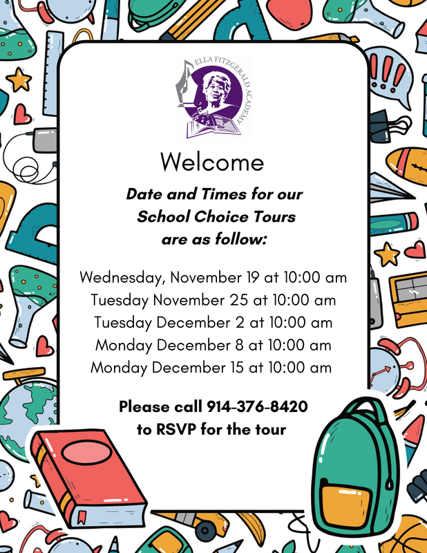 School Choice Tour dates and times